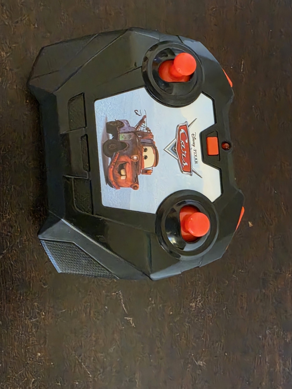 Disney Pixar Cars Remote Controller - Black with Red Joysticks
